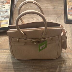 Kelly & Katie Cream Satchel Bag